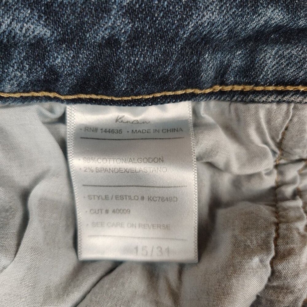 KanCan Flared Jeans Bailey High Rise Distressed Raw Hem Sz 15/31 - Picture 10 of 14